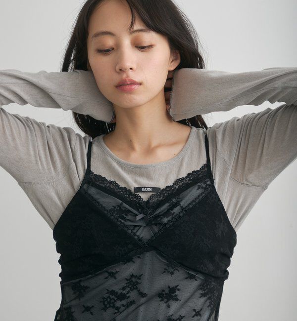  「【花柄&無地】ニュアンスブルームトップス」|Tシャツ・カットソー|