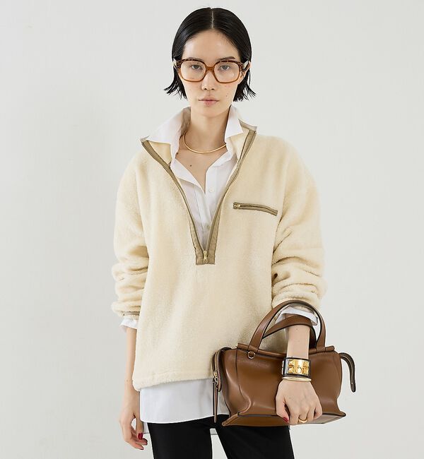 The Store by C' 「【COCUCA】ハーフジップフリース」|スウェット・ジャージ|