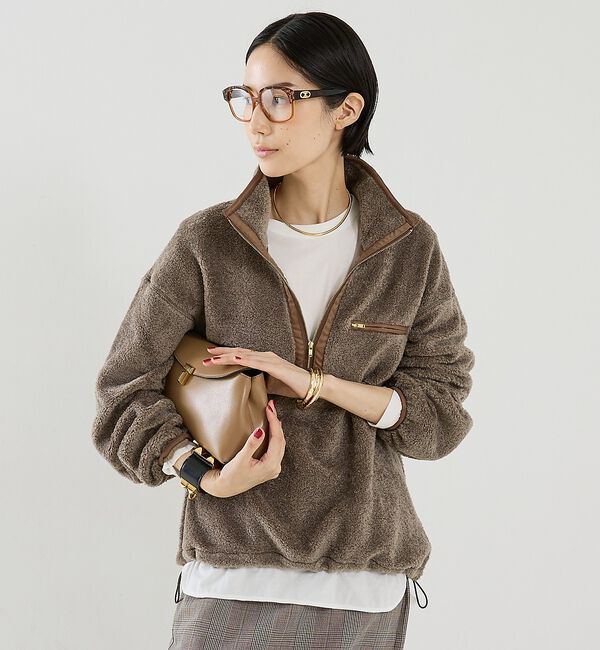 The Store by C' 「【COCUCA】ハーフジップフリース」|スウェット・ジャージ|