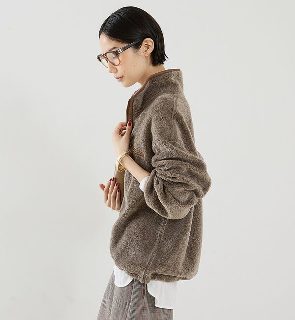 The Store by C' 「【COCUCA】ハーフジップフリース」|スウェット・ジャージ|