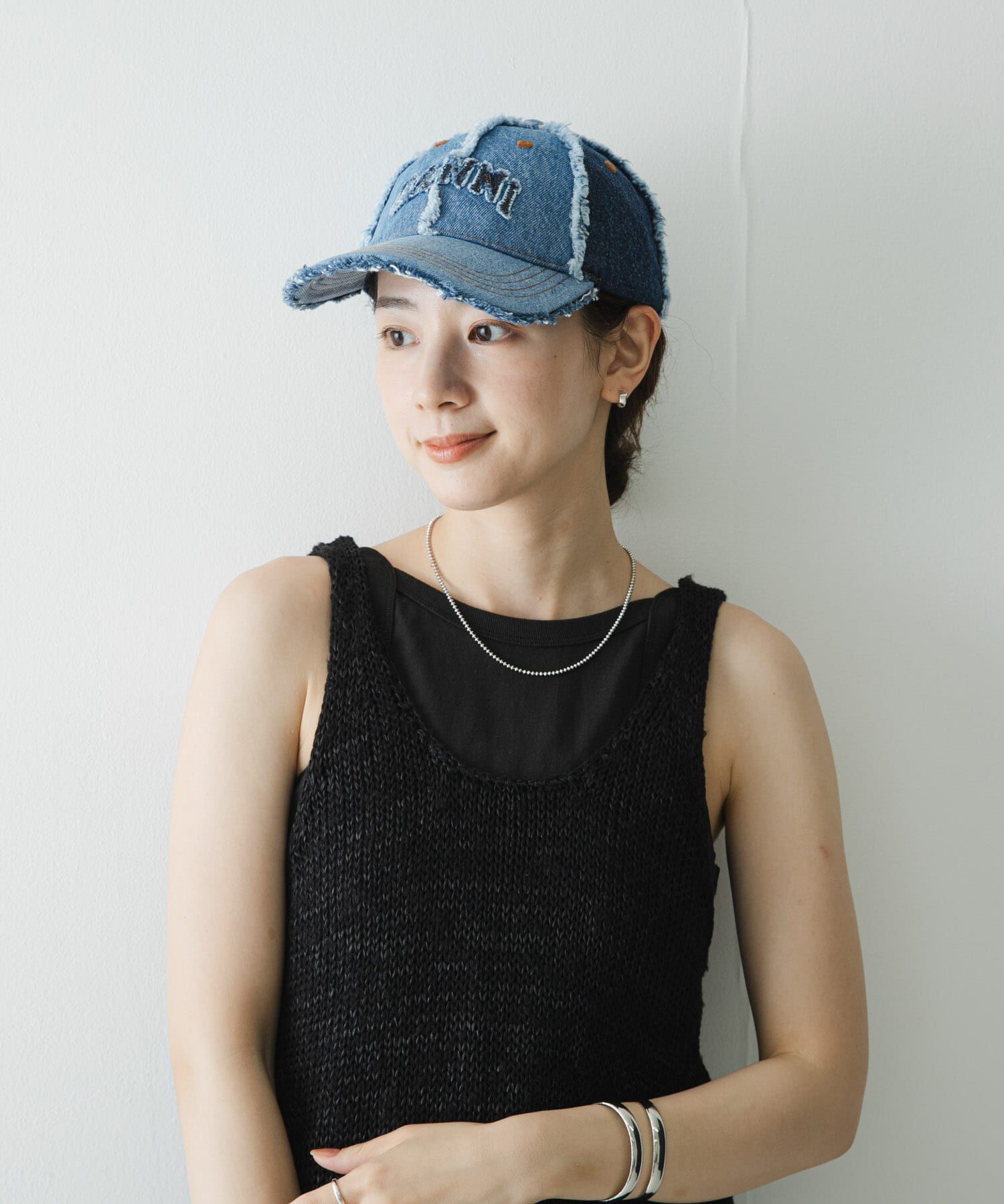 URBAN RESEARCH「GANNI　DENIM PATCHWORK CAP」|キャップ・キャスケット|