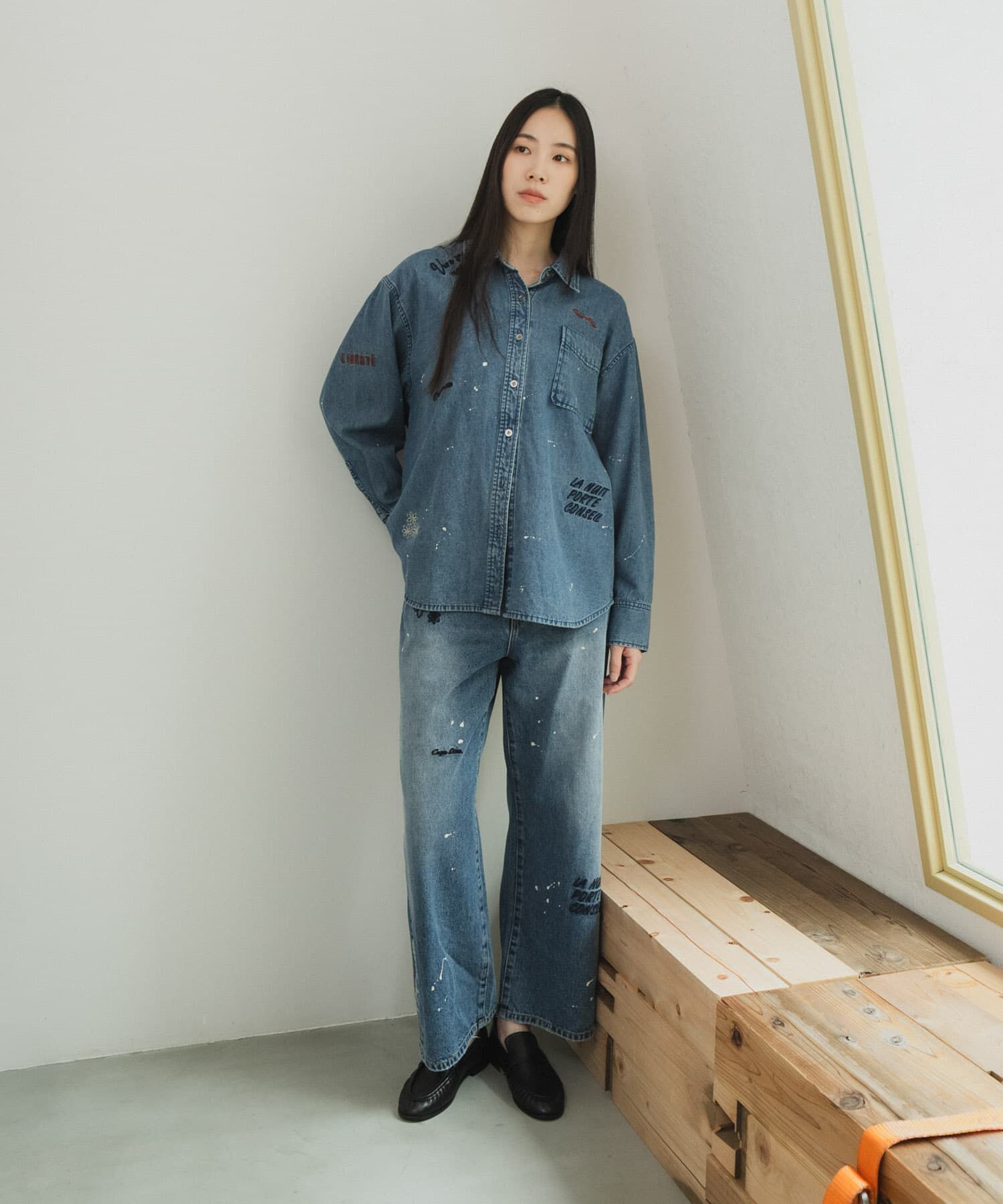URBAN RESEARCH「『別注』PICCADILLY&times;URBAN RESEARCH　刺繍デニムシャツ」|シャツ・ブラウス|