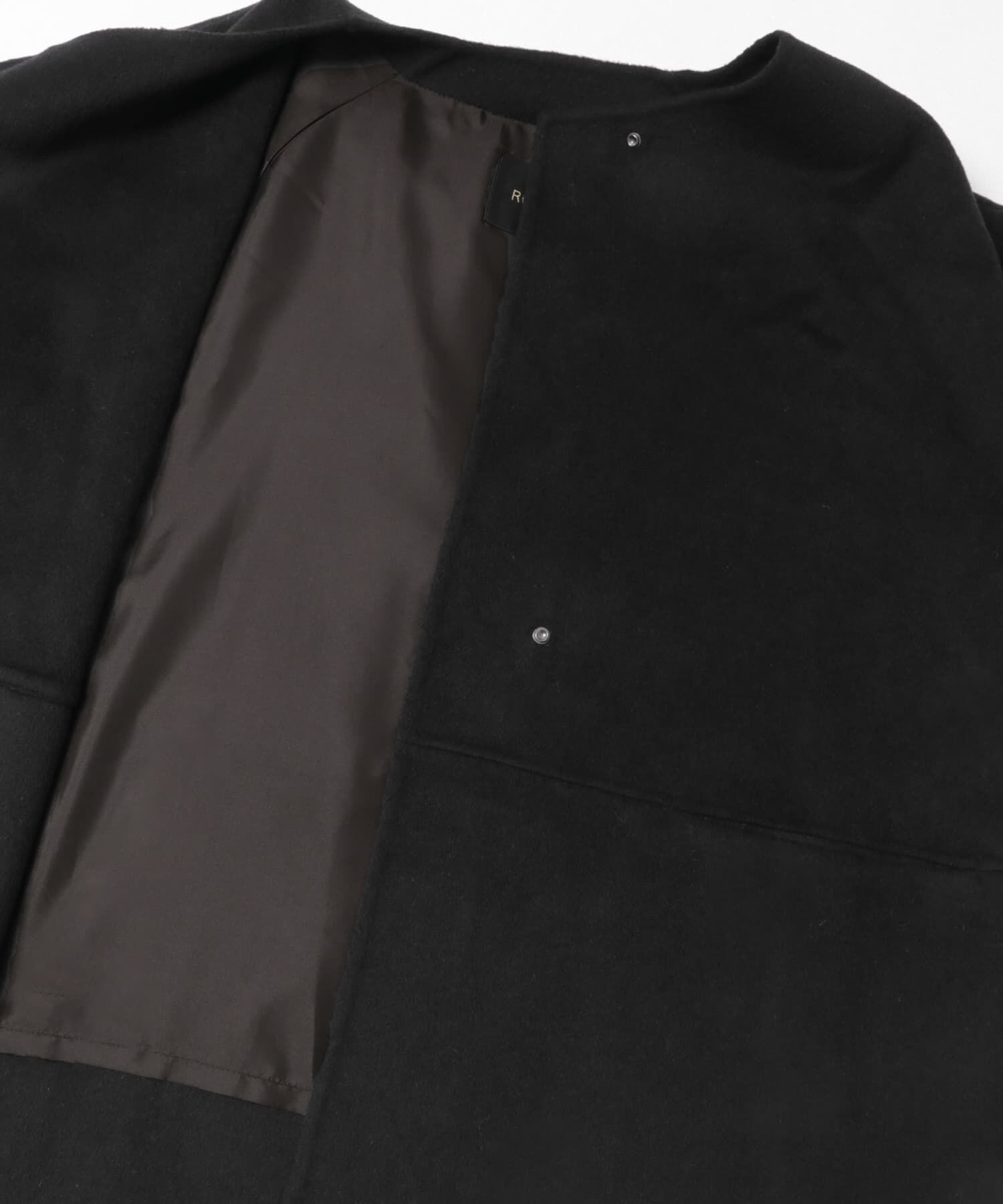 URBAN RESEARCH ROSSO「カシミヤビーバーストール付ノーカラーコート」|ノーカラーコート|