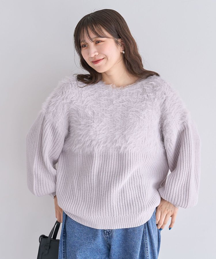 Green Parks「・Petit Fleur シャギーキリカエニット」|ニット・セーター|