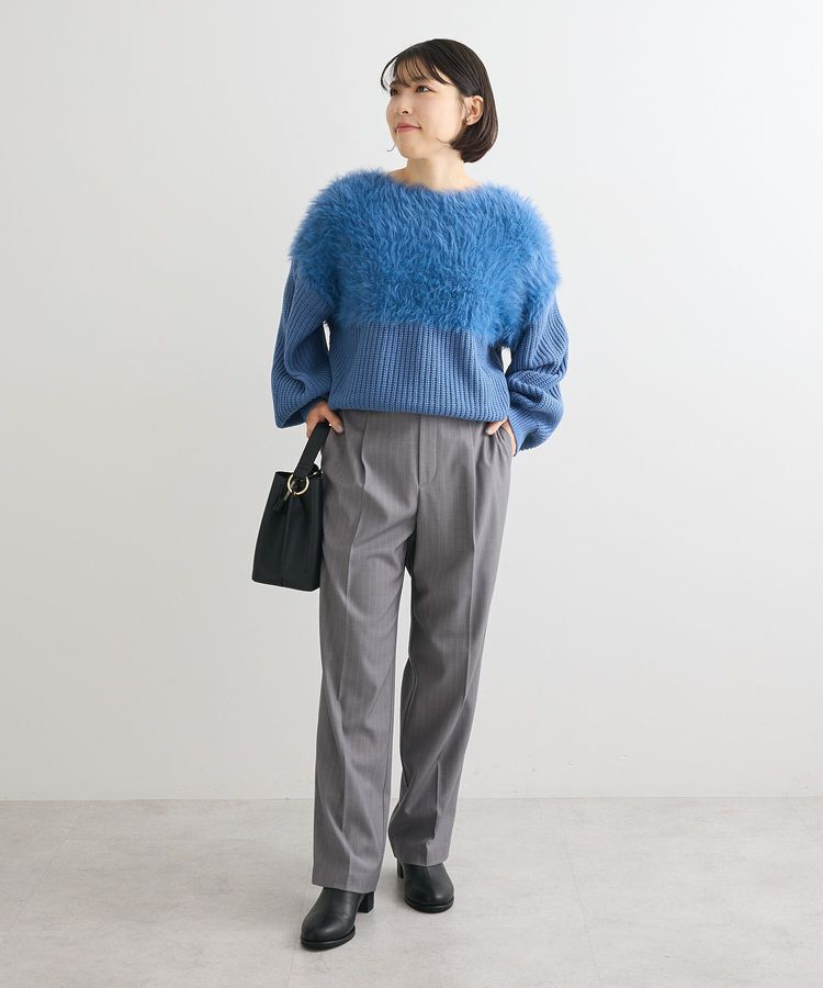 Green Parks「・Petit Fleur シャギーキリカエニット」|ニット・セーター|