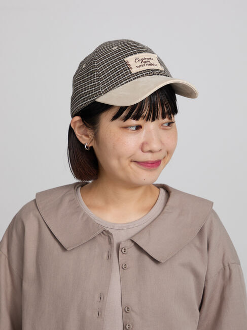 Samansa Mos2「ツイードコンビキャップ」|その他|