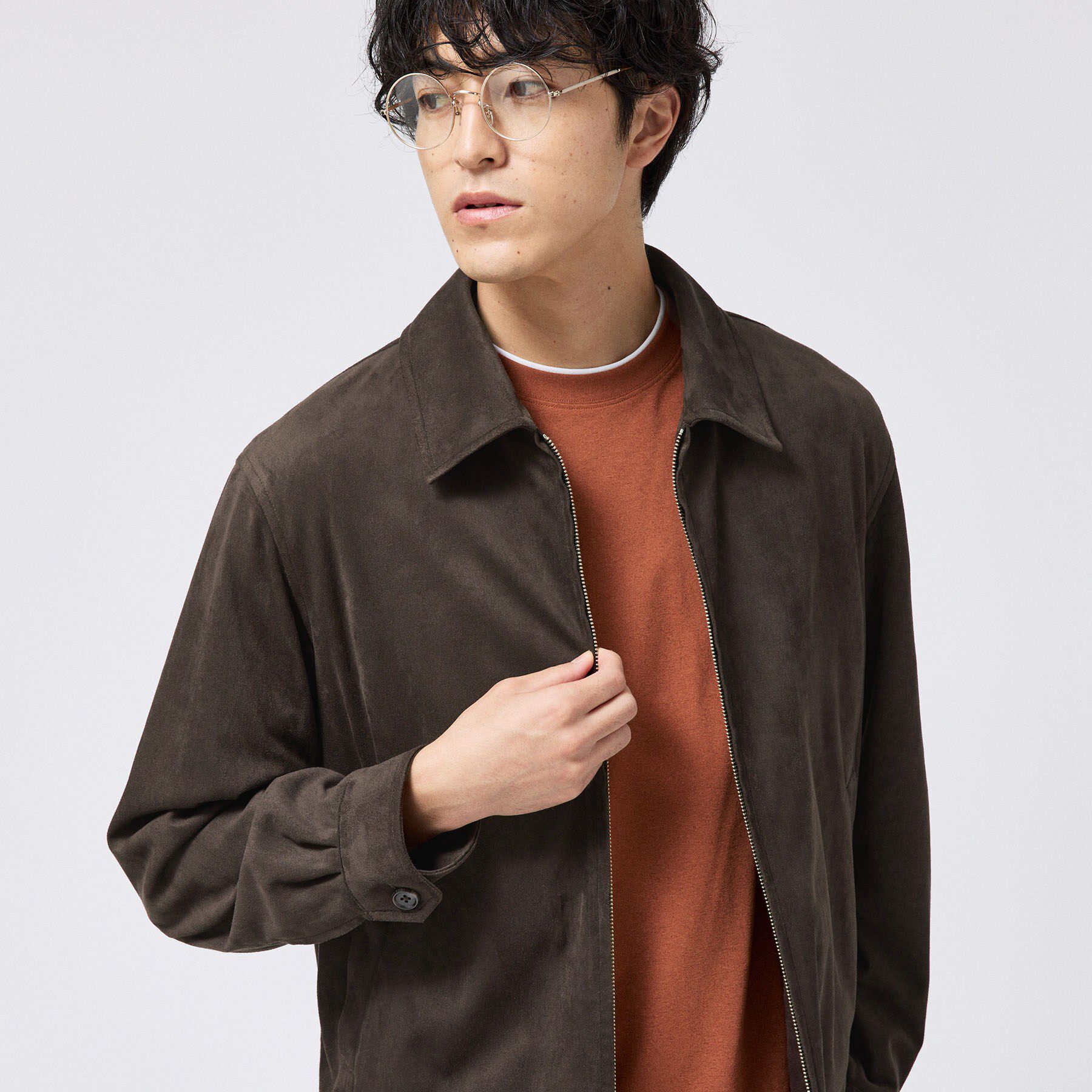 TAKEO KIKUCHI「バックプリーツ ボックスシルエット ジップ ブルゾン」|ブルゾン・スタジャン|