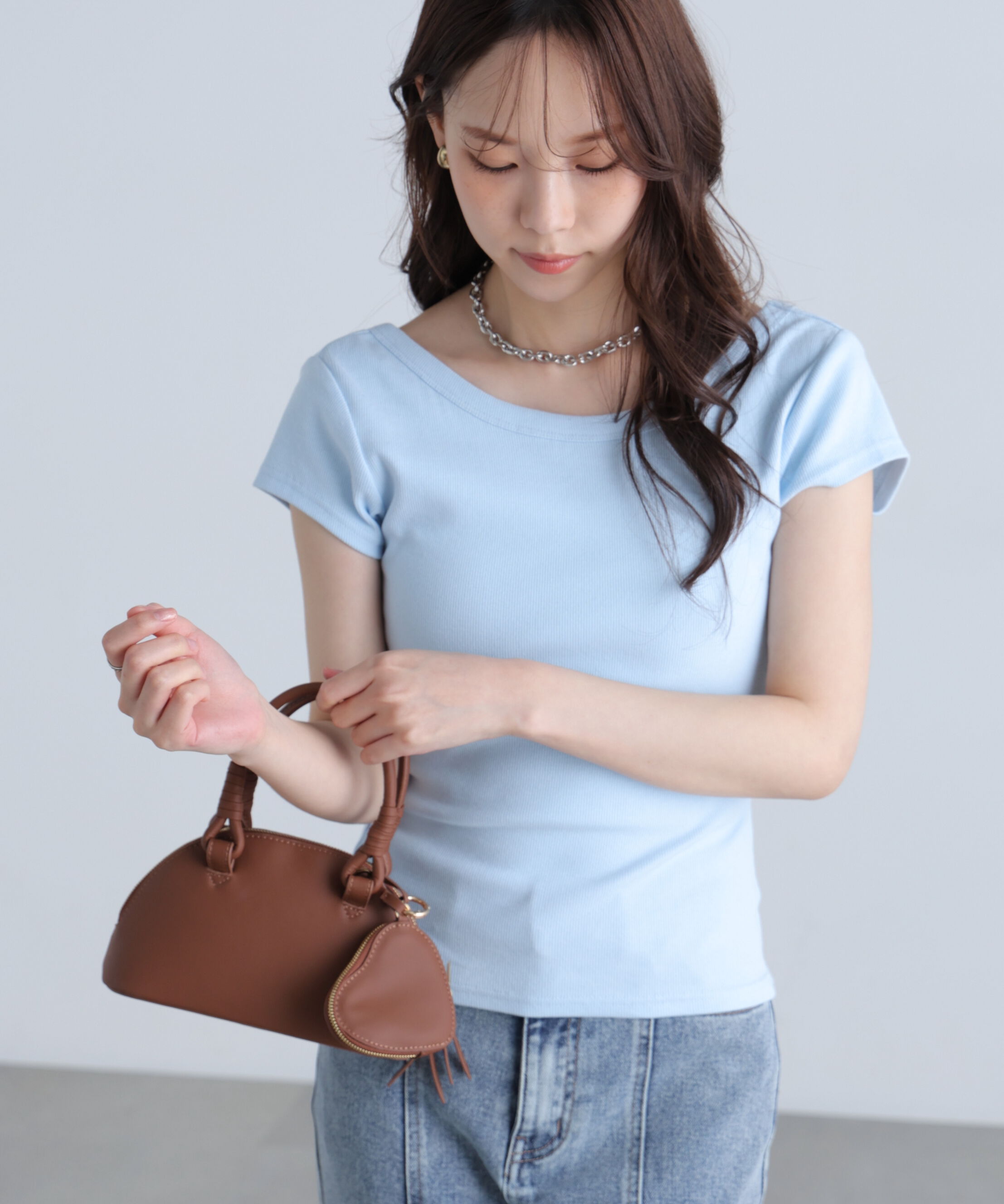  「〈MFM〉バックオープン半袖カットソー」|Tシャツ・カットソー|