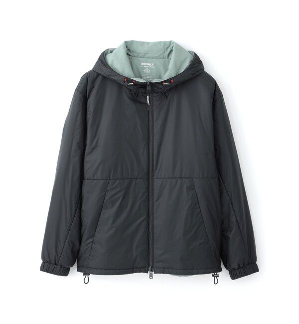 ECOALF「ACT NETPLUS リバーシブルアウター UNISEX 【日本限定】」|ブルゾン・スタジャン|黒/セージグリーン