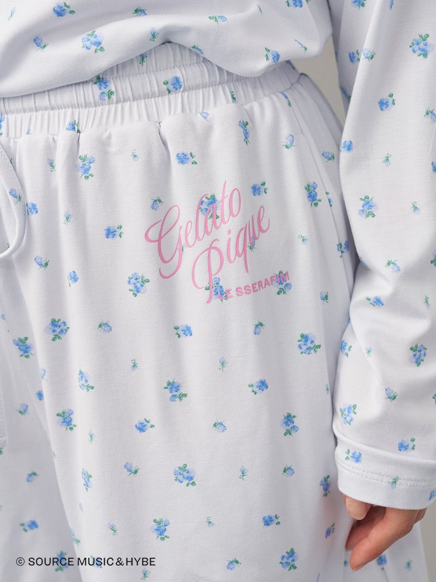 gelato pique「【LE SSERAFIM】小花柄ショートパンツ」|ルームウェア|