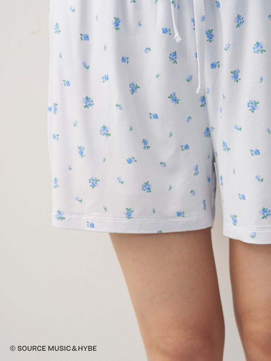 gelato pique「【LE SSERAFIM】小花柄ショートパンツ」|ルームウェア|