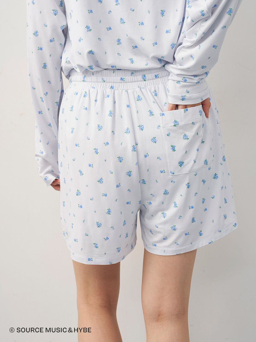 gelato pique「【LE SSERAFIM】小花柄ショートパンツ」|ルームウェア|