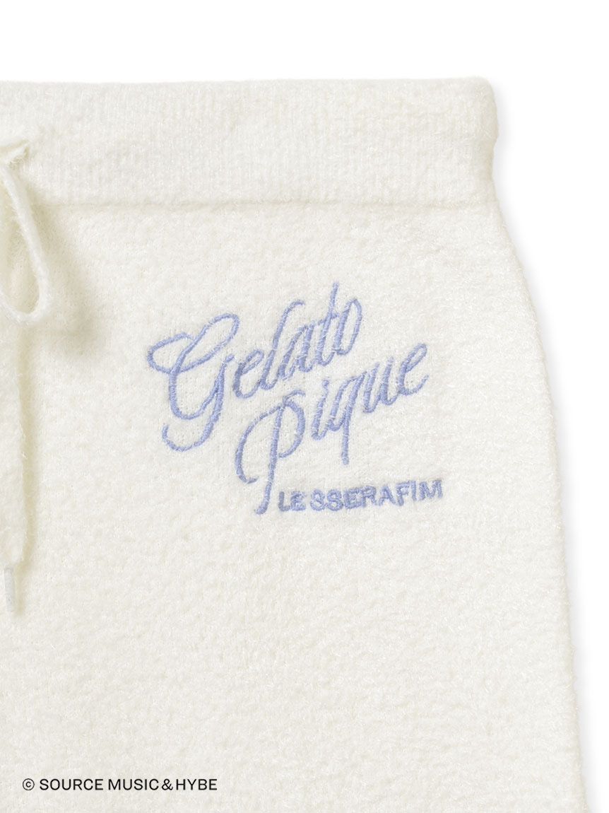 gelato pique「【LE SSERAFIM】フラワージャガードプルオーバー&ショートパンツセット」|ルームウェア|