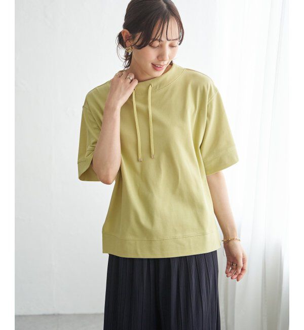 ikka「【接触冷感】鹿の子スピンドルプルオーバー」|Tシャツ・カットソー|