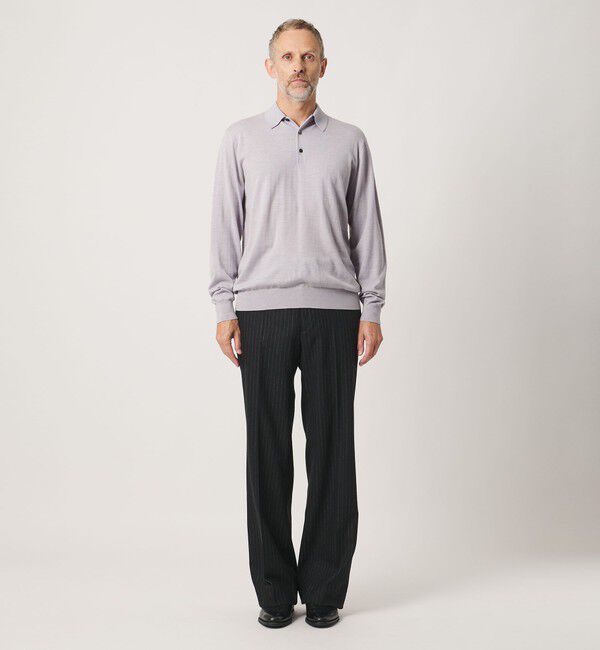UNITED ARROWS「＜SOVEREIGN＞ ハイゲージ ニット ポロシャツ」|ニット・セーター|