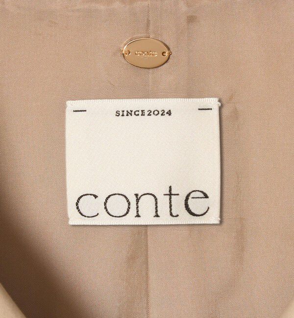 conte「＜conte＞スタンドカラー ロングコート」|その他|
