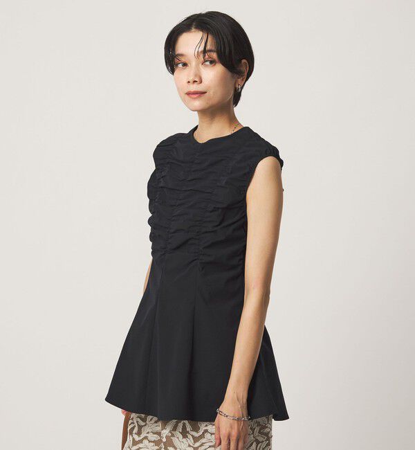 UNITED ARROWS green label relaxing「シャーリング ブラウス」|シャツ・ブラウス|
