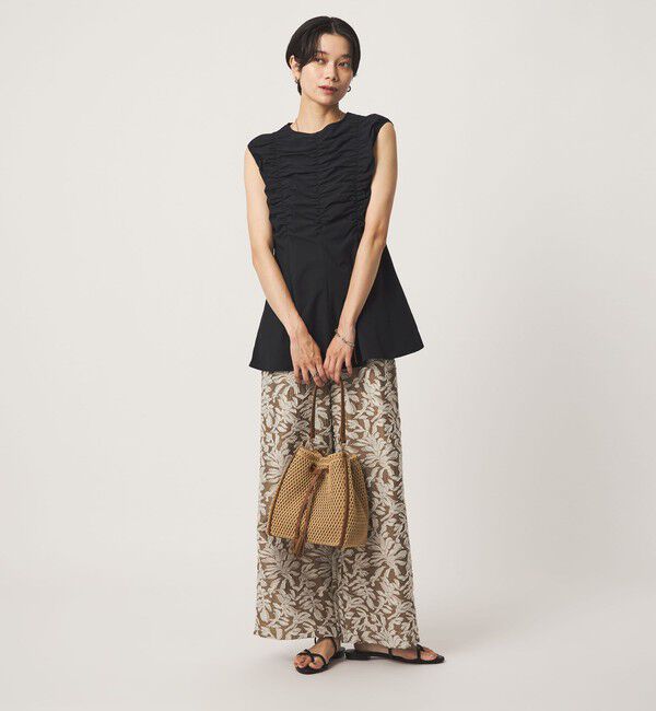 UNITED ARROWS green label relaxing「シャーリング ブラウス」|シャツ・ブラウス|