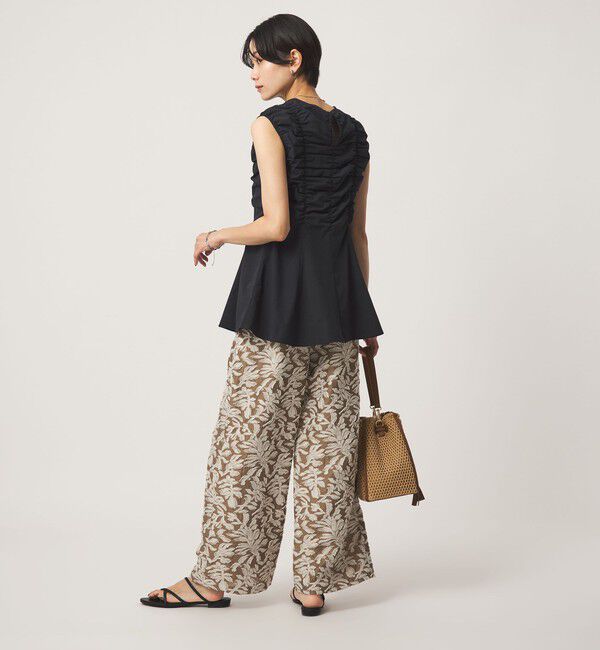 UNITED ARROWS green label relaxing「シャーリング ブラウス」|シャツ・ブラウス|