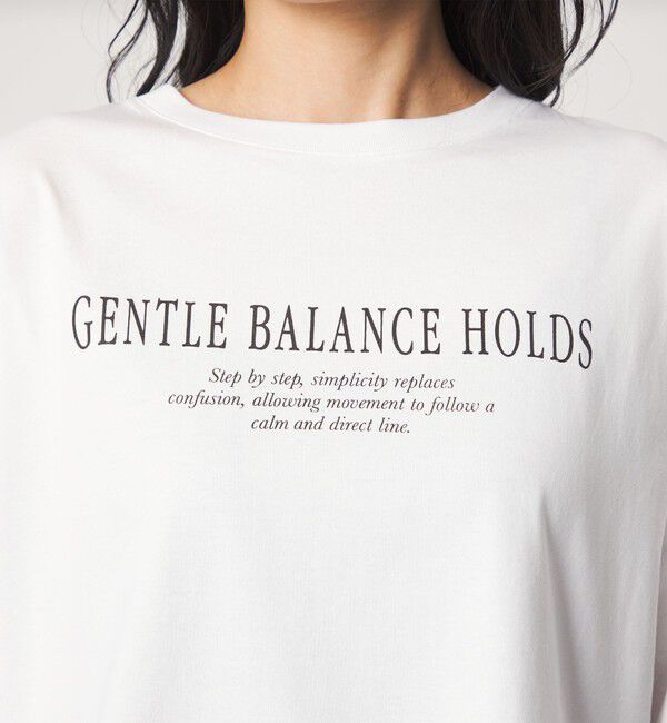 UNITED ARROWS green label relaxing「ロゴ ロングスリーブ Tシャツ」|Tシャツ・カットソー|