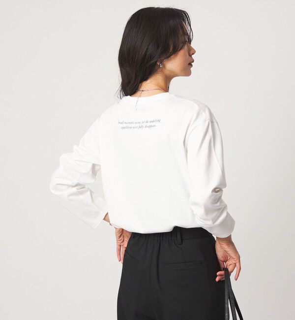 UNITED ARROWS green label relaxing「ロゴ ロングスリーブ Tシャツ」|Tシャツ・カットソー|