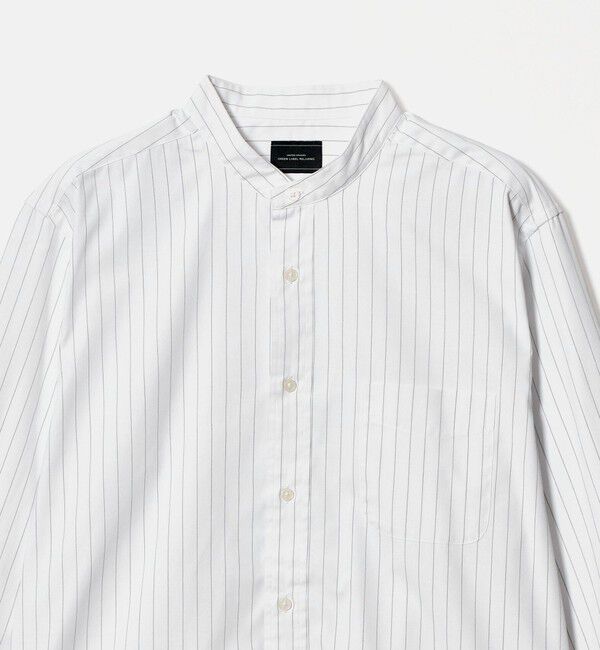 UNITED ARROWS green label relaxing「MULTI FUNCTION ピンオックス バンドカラー 長袖シャツ -UVカット・吸水速乾・遮熱-」|シャツ・ブラウス|