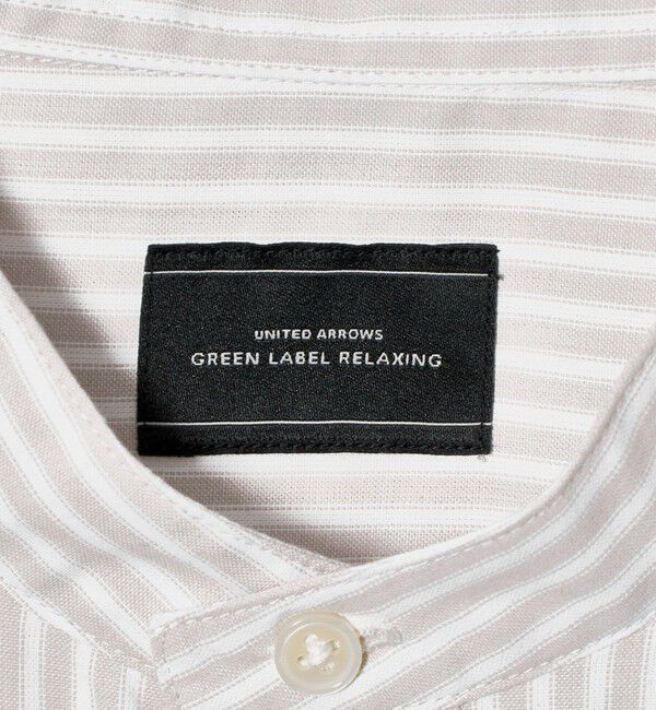 UNITED ARROWS green label relaxing「MULTI FUNCTION ピンオックス バンドカラー 長袖シャツ -UVカット・吸水速乾・遮熱-」|シャツ・ブラウス|