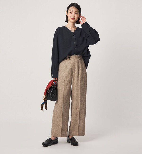 UNITED ARROWS green label relaxing「ツイル ポケット シャツ マシンウォッシャブル ストレッチ」|シャツ・ブラウス|