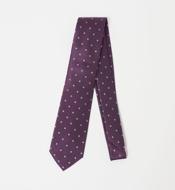 UNITED ARROWS green label relaxing「GLR シルク2 8.0cm ドット ネクタイ」|ネクタイ・蝶ネクタイ|