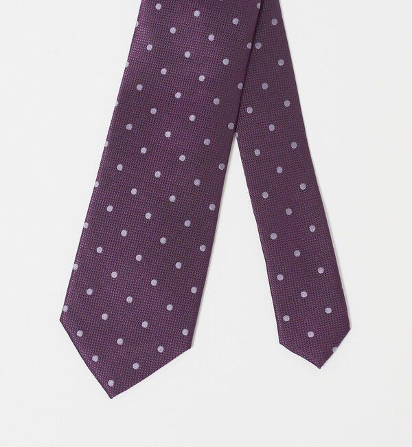 UNITED ARROWS green label relaxing「GLR シルク2 8.0cm ドット ネクタイ」|ネクタイ・蝶ネクタイ|