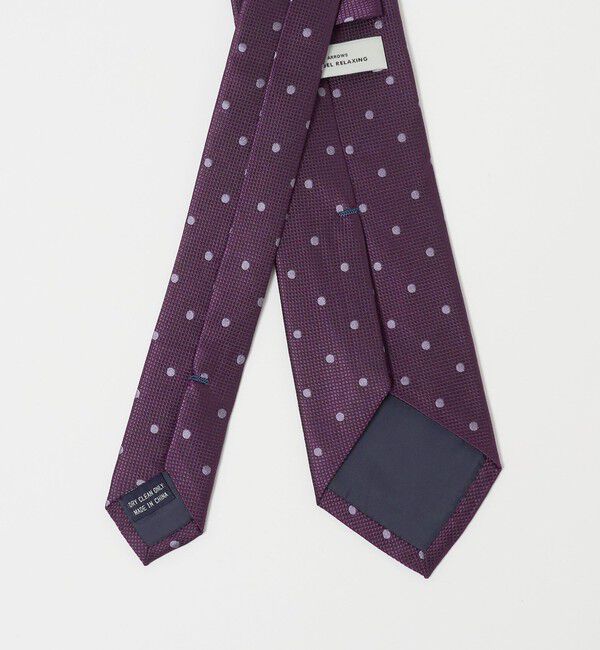 UNITED ARROWS green label relaxing「GLR シルク2 8.0cm ドット ネクタイ」|ネクタイ・蝶ネクタイ|