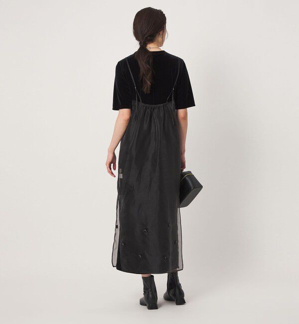 UNITED ARROWS green label relaxing「＜GLR_MINE＞ビジュー キャミソール ワンピース」|ワンピース|