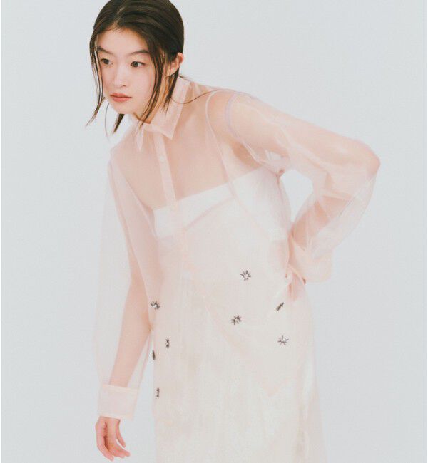 UNITED ARROWS green label relaxing「＜GLR_MINE＞ビジュー キャミソール ワンピース」|ワンピース|