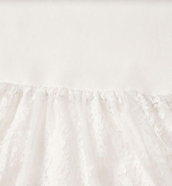 UNITED ARROWS green label relaxing「＜GLR_MINE＞レース ドッキング ニット ビスチェ」|ベスト・ジレ|