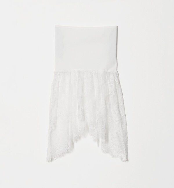 UNITED ARROWS green label relaxing「＜GLR_MINE＞レース ドッキング ニット ビスチェ」|ベスト・ジレ|