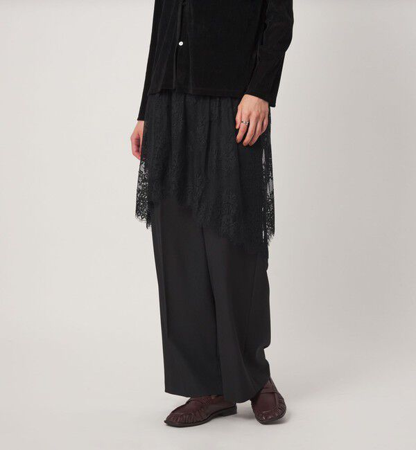 UNITED ARROWS green label relaxing「＜GLR_MINE＞レース ドッキング ニット ビスチェ」|ベスト・ジレ|