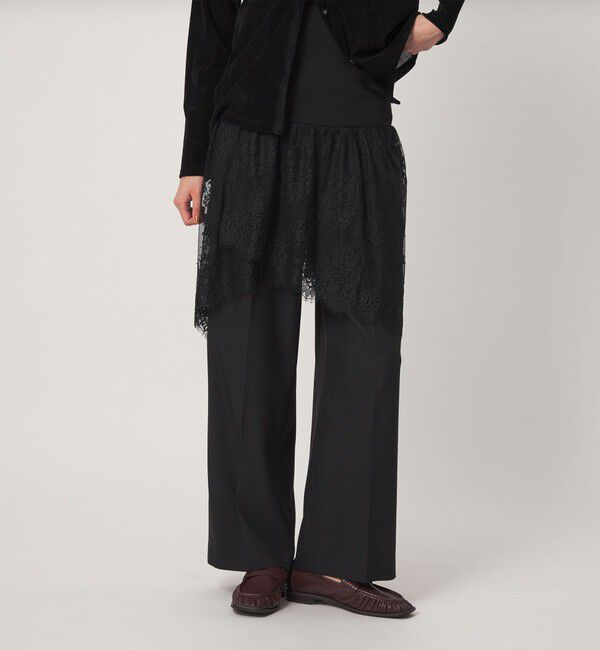 UNITED ARROWS green label relaxing「＜GLR_MINE＞レース ドッキング ニット ビスチェ」|ベスト・ジレ|