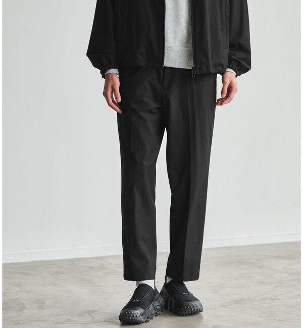 UNITED ARROWS green label relaxing「FREELITCH ワイド ユーティリティ パンツ W2 -2WAYストレッチ-」|その他|BLACK