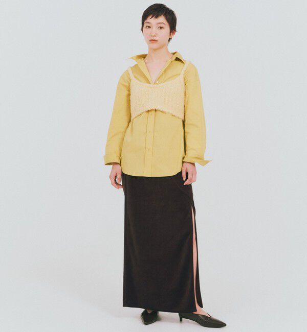UNITED ARROWS green label relaxing「＜GLR_MINE＞プリーツスリーブ シェイプ シャツ」|シャツ・ブラウス|
