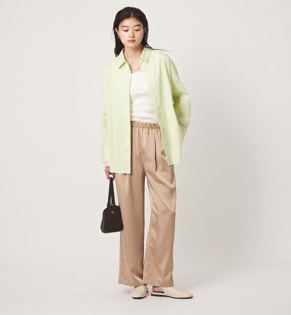 UNITED ARROWS green label relaxing「＜GLR_MINE＞プリーツスリーブ シェイプ シャツ」|シャツ・ブラウス|