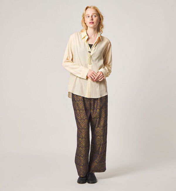 STEVEN ALAN「＜Steven Alan＞ドビー サテン シャツ」|シャツ・ブラウス|