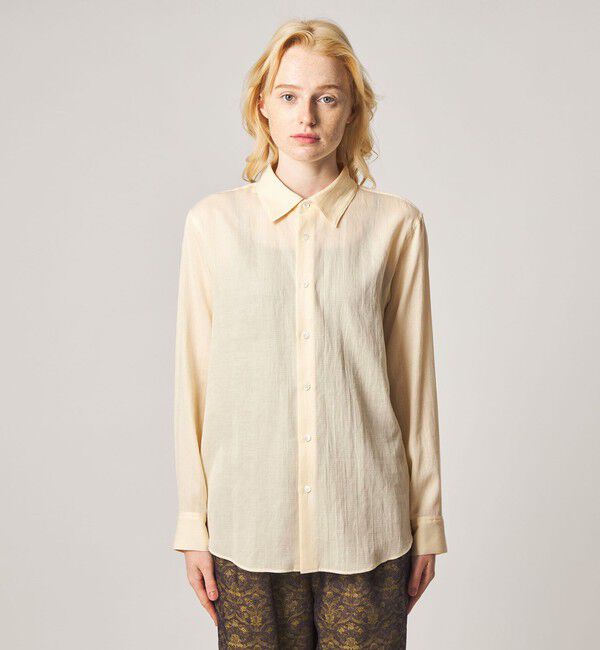 STEVEN ALAN「＜Steven Alan＞ドビー サテン シャツ」|シャツ・ブラウス|