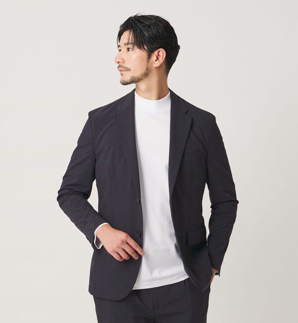 BEAUTY&YOUTH UNITED ARROWS「【WEB限定】 360&deg;MASTER スマート 2B ジャケット セットアップ対応 撥水 ストレッチ ウォッシャブル」|テーラードジャケット|NAVY