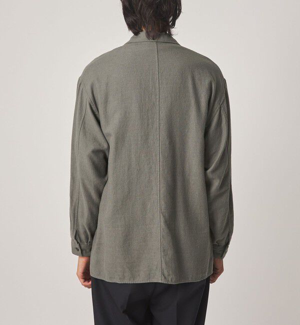 STEVEN ALAN「＜Steven Alan＞ シルクネップ オープンカラー カバーオール シャツ」|その他|