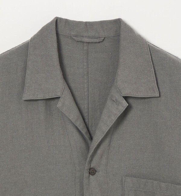 STEVEN ALAN「＜Steven Alan＞ シルクネップ オープンカラー カバーオール シャツ」|その他|