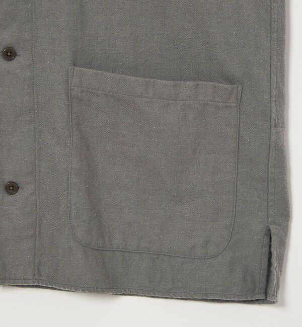 STEVEN ALAN「＜Steven Alan＞ シルクネップ オープンカラー カバーオール シャツ」|その他|