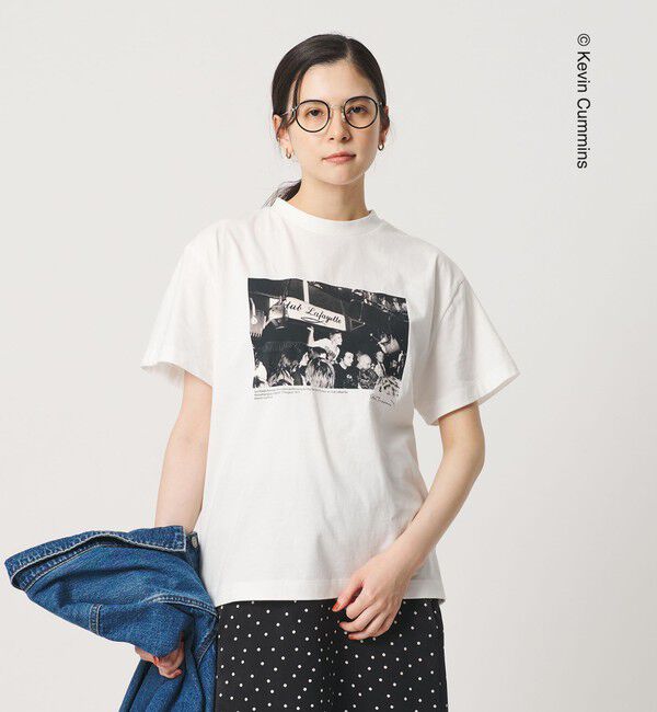 BEAUTY&YOUTH UNITED ARROWS「【別注】Kevin Cummins フォトプリント ショートスリーブ Tシャツ」|Tシャツ・カットソー|その他1