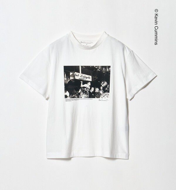 BEAUTY&YOUTH UNITED ARROWS「【別注】Kevin Cummins フォトプリント ショートスリーブ Tシャツ」|Tシャツ・カットソー|