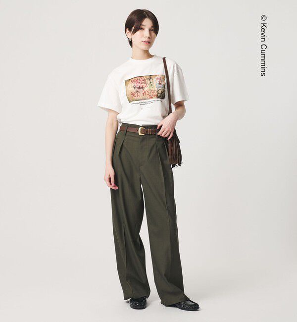 BEAUTY&YOUTH UNITED ARROWS「【別注】Kevin Cummins フォトプリント ショートスリーブ Tシャツ」|Tシャツ・カットソー|