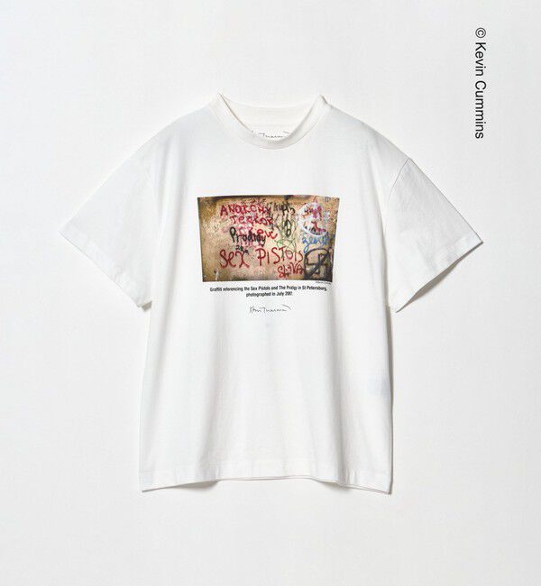 BEAUTY&YOUTH UNITED ARROWS「【別注】Kevin Cummins フォトプリント ショートスリーブ Tシャツ」|Tシャツ・カットソー|